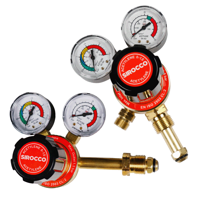 Parweld Sirocco Acetylene Gas Regulators