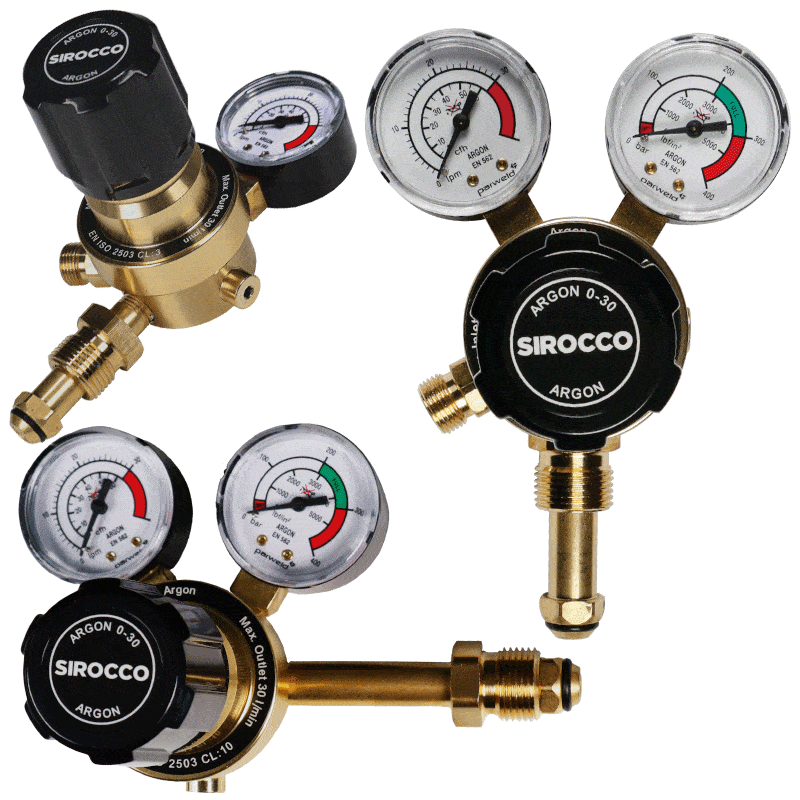 Parweld Sirocco Argon Gas Regulators